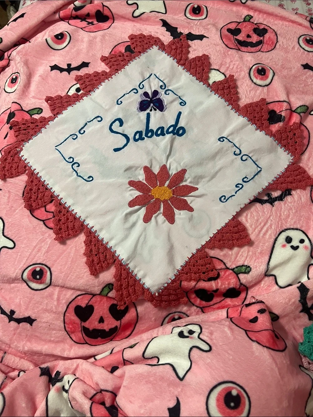 Hand-Embroidered Mexican Tortilla Warm - Set of 7